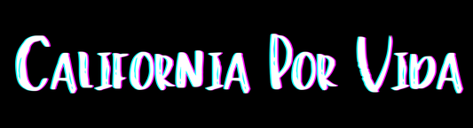 California Por VIda - Black - Bumper Sticker