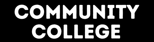 Community College - White -  Bumper Sticker