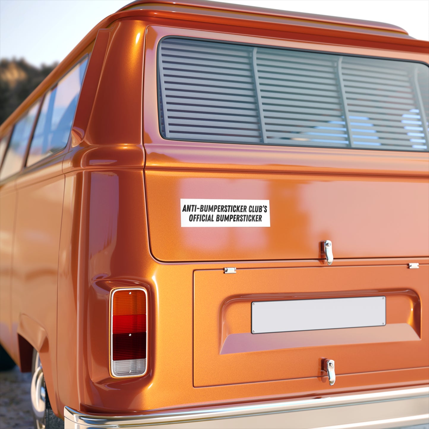 Anti Bumper Sticker Club's Bumper Sticker